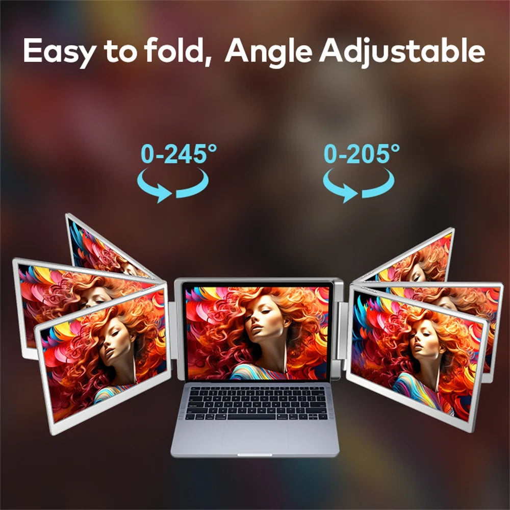 Rospider — מרחיב מסכים כפול ללפטופ | ‏2× מסכי IPS Full HD