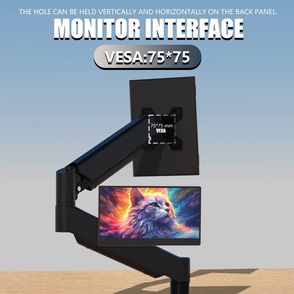MUCAI 14″ — מסך נייד Full HD | חיבור USB-C יחיד · פרופיל דק