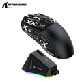 ATTACK SHARK X11 — עכבר גיימינג אלחוטי | PAW3311 · תחנת טעינה RGB