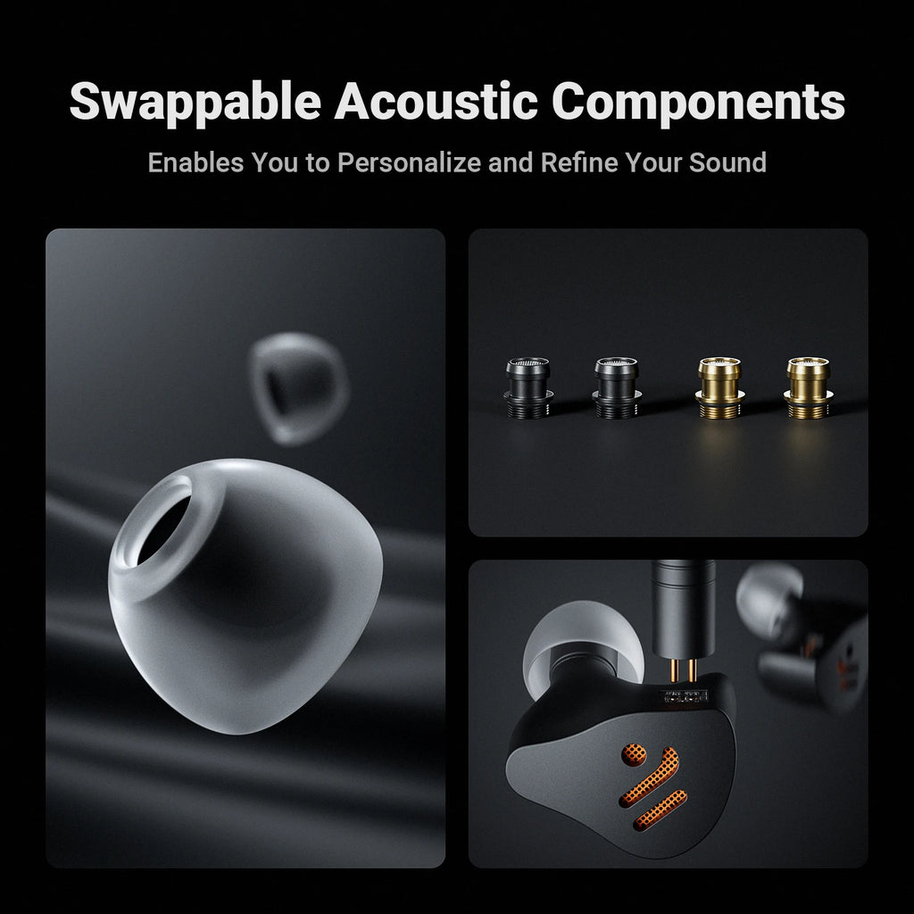 Fosi Audio IM4 — אוזניות In-Ear אודיופיליות | Open-Back · דרייבר דינמי