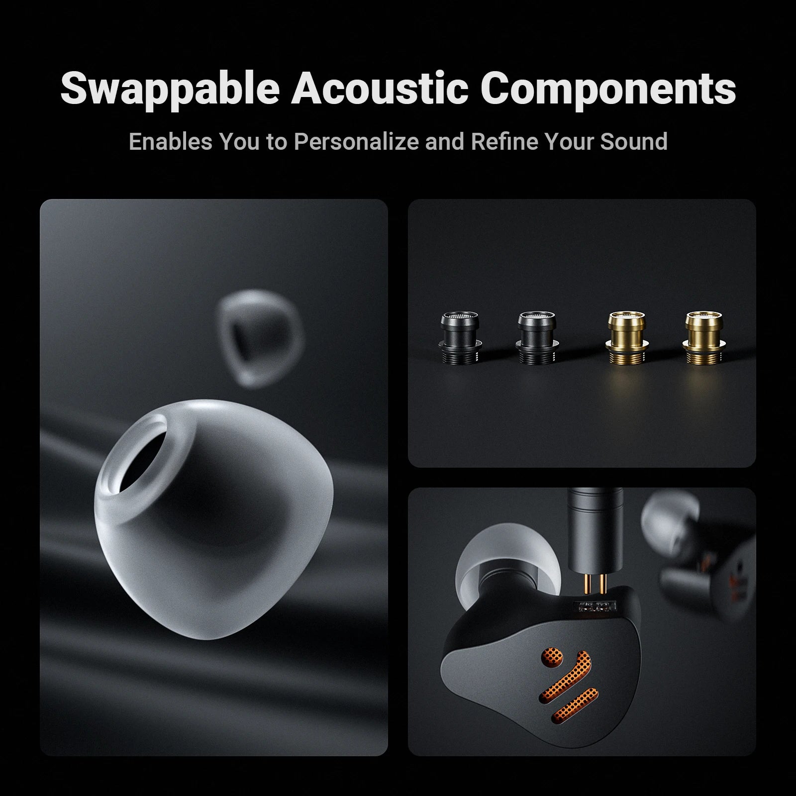 Fosi Audio IM4 — אוזניות In-Ear אודיופיליות | Open-Back · דרייבר דינמי